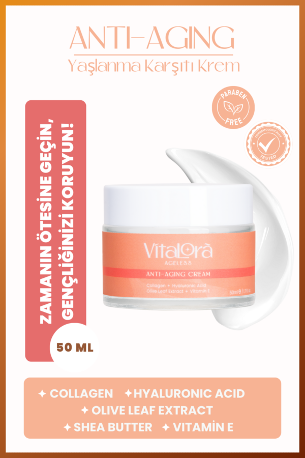 Vitalora Ageless Zamansız Güzellik Kremi