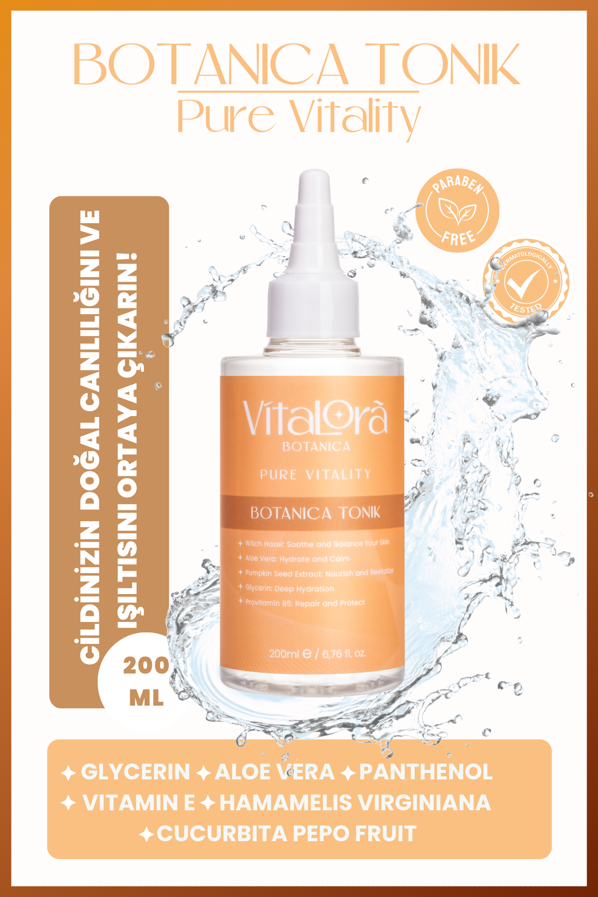 Vitalora Botanica Canlandırıcı Tonik